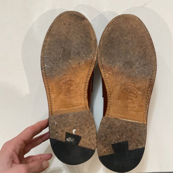 J. Crew Ludlow Tan Leather Loafers Men’s Shoes Size 10 main image 7